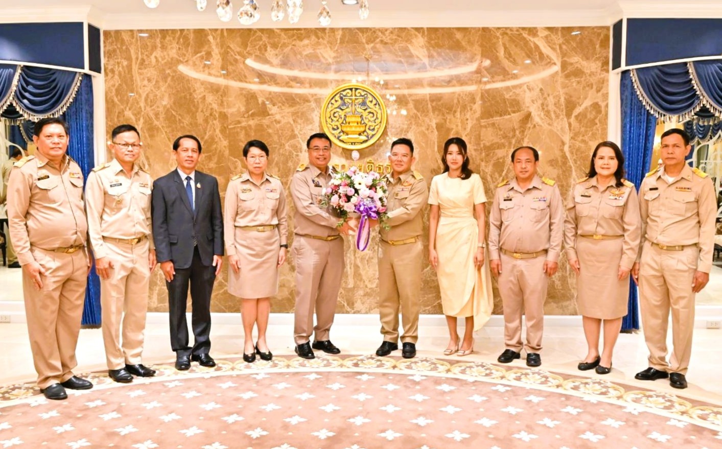 กรมบังคับคดี ร่วมแสดงความยินดีกับปลัดกระทรวงยุติธรรมเนื่องในโอกาสเข้าปฏิบัติหน้าที่ปลัดกระทรวงยุติธรรม